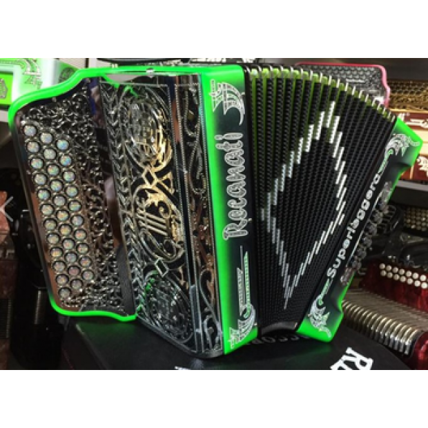 RECANATI SUPERLEGGERA PRETO/VERDE 12BX